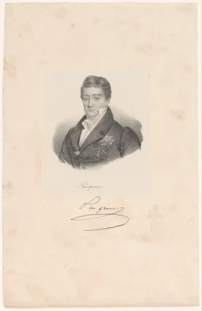 Portret van Étienne-Denis Pasquier
