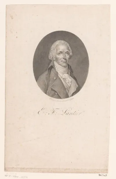 Portret van Étienne-François de Lantier