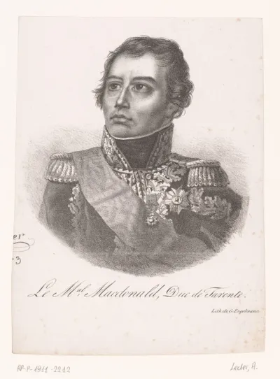 Portret van Étienne Macdonald