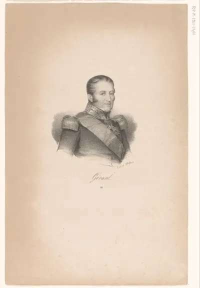 Portret van Étienne Maurice Gérard