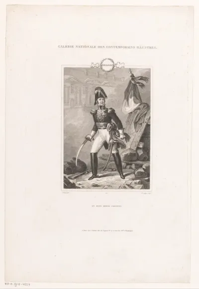 Portret van Étienne-Maurice Gérard