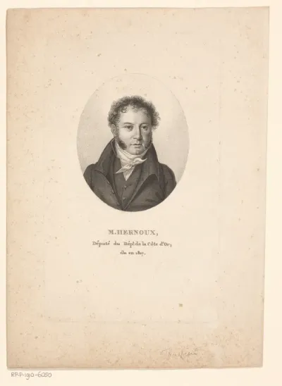 Portret van Etienne Nicolas Philibert Hernoux