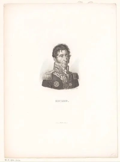 Portret van Étienne Pierre Sylvestre Ricard