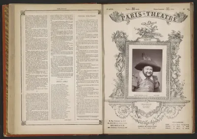 Portret van Étienne Pradeau als Sancho Panza in Don Quichotte