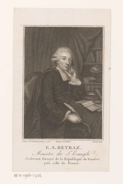 Portret van Etienne-Salomon Reybaz