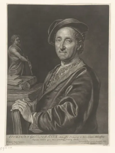 Portret van Eucharius Gottlieb Rink