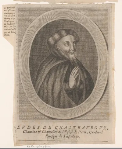 Portret van Eudes de Chasteauroux