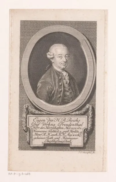 Portret van Eugen Wenzel von Wrbna-Freudenthal