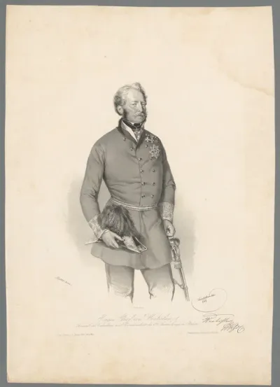 Portret van Eugen Wratislaw von Mitrowitz