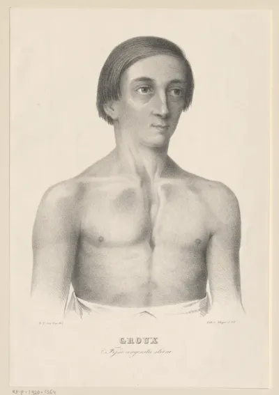 Portret van Eugène Alexandre Groux