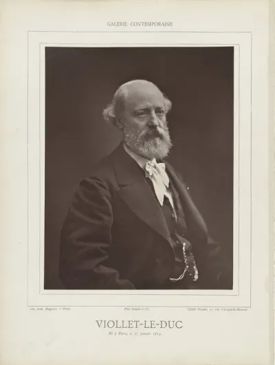 Portret van Eugène Emmanuel Viollet-Le-Duc