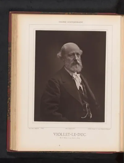 Portret van Eugène Emmanuel Viollet-le-Duc