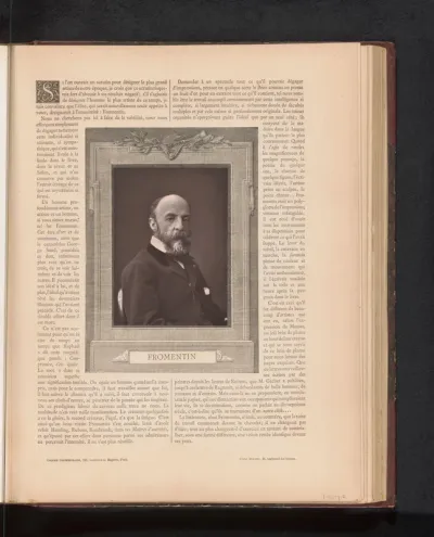 Portret van Eugène Fromentin-Dupeux