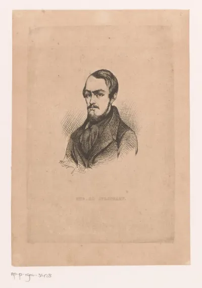 Portret van Eugène Stroobant