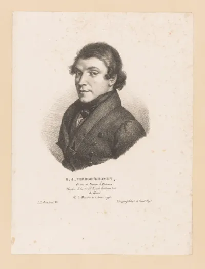 Portret van Eugène Verboeckhoven