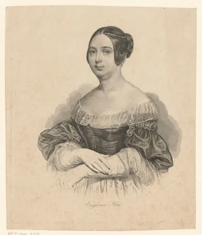 Portret van Eugénie Foa