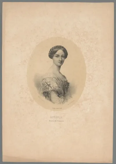 Portret van Eugénie (keizerin der Fransen)
