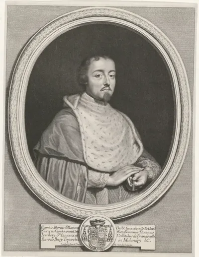 Portret van Eugenius Albertus d' Allamont