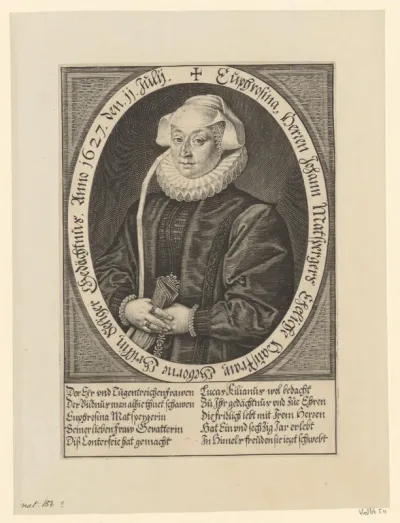 Portret van Euphrosyne Mattsperger