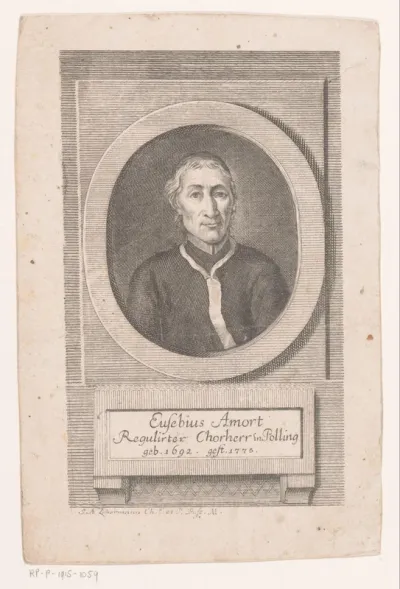 Portret van Eusebius Amort