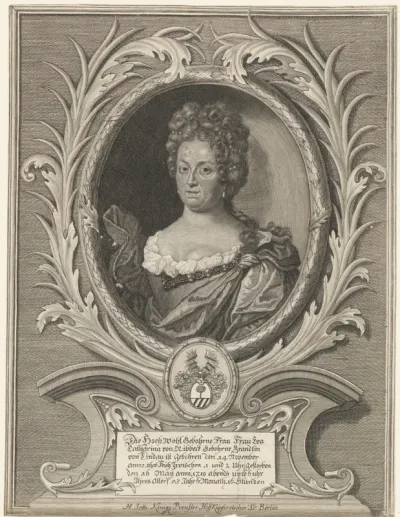 Portret van Eva Catharina von Ribbeck