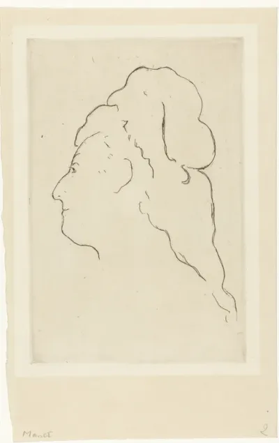 Portret van Eva Gonzalès