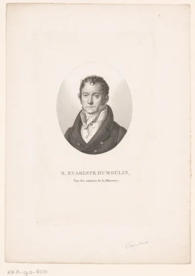 Portret van Evariste Dumoulin