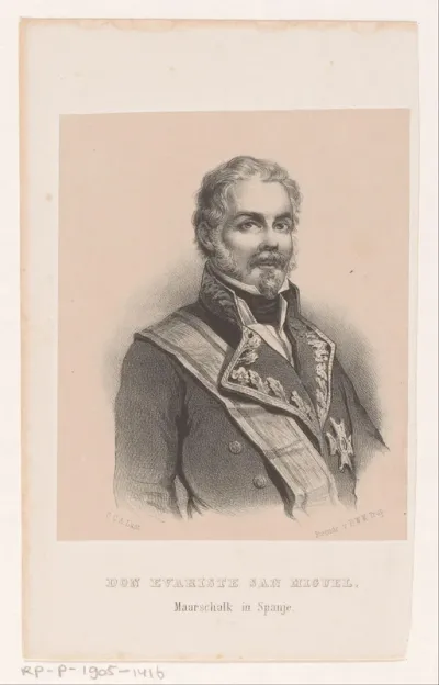 Portret van Evaristo Fernández de San Miguel