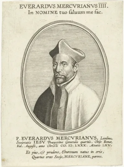 Portret van Everardus Mercurianus