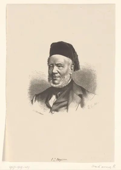 Portret van Everhardus Johannes Potgieter