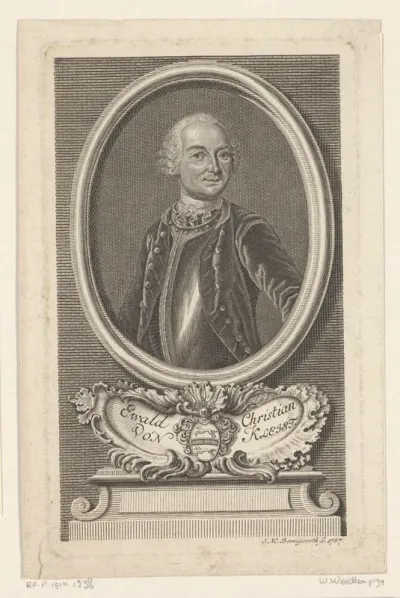 Portret van Ewald Christian von Kleist