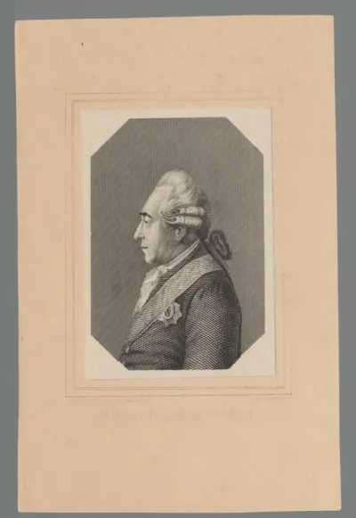 Portret van Ewald Friedrich graaf von Hertzberg