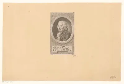Portret van Ewald Friedrich Graf von Hertzberg