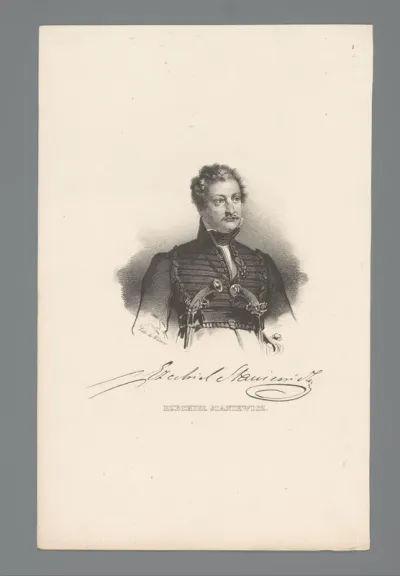 Portret van Ezechiel Staniewicz