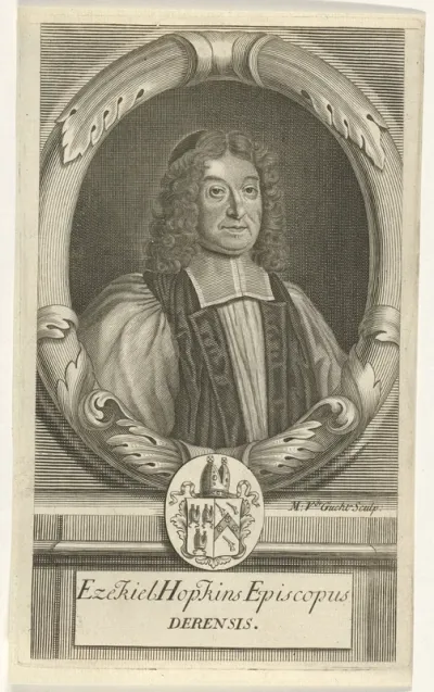Portret van Ezekiel Hopkins