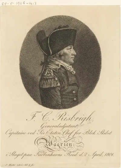 Portret van F.C. Risbrigh
