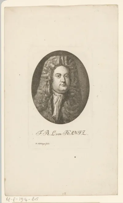 Portret van F.R.L. von Kaniz