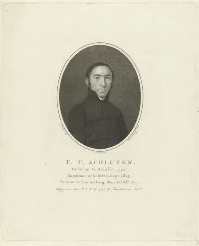 Portret van F.T. Schluter