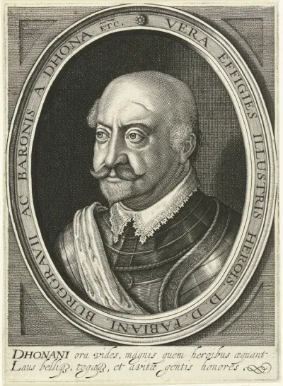 Portret van Fabian von Dohna