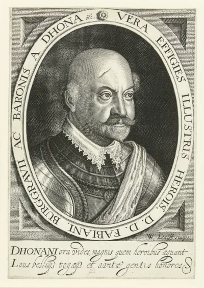 Portret van Fabian von Dohna