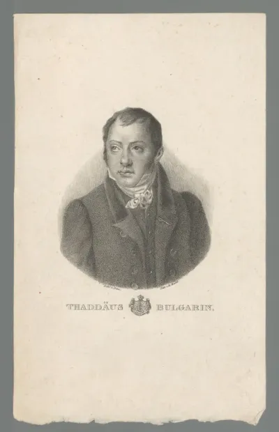 Portret van Faddey Bulgarin