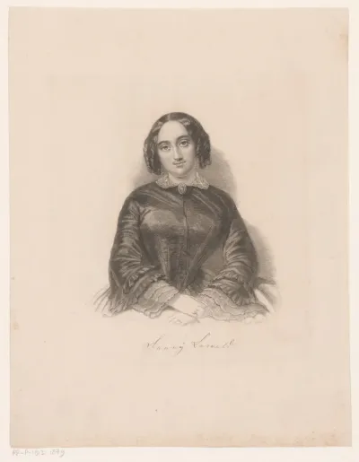 Portret van Fanny Lewald
