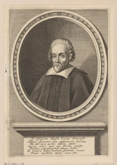Portret van Faustus Socinus