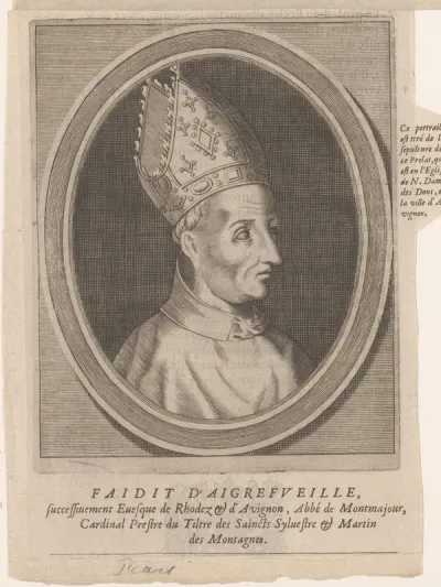 Portret van Faydit d'Aigrefeuille