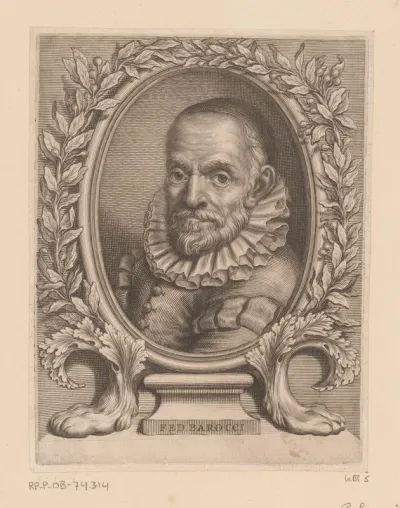 Portret van Federico Barocci