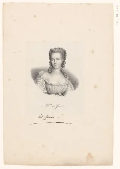 Portret van Félicité de Genlis