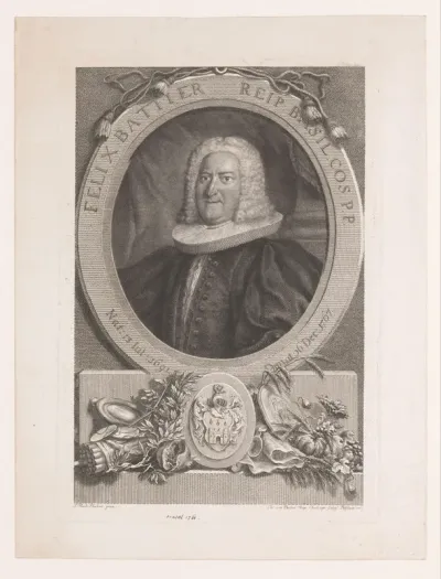 Portret van Felix Battier