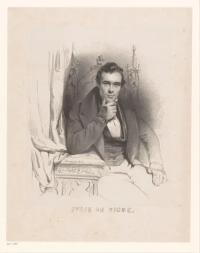 Portret van Félix De Vigne