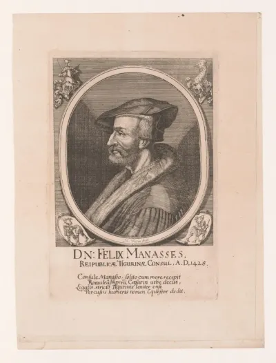 Portret van Felix Manasses