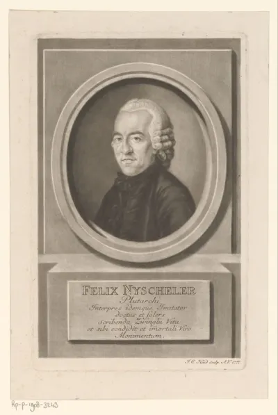 Portret van Felix Nyscheler